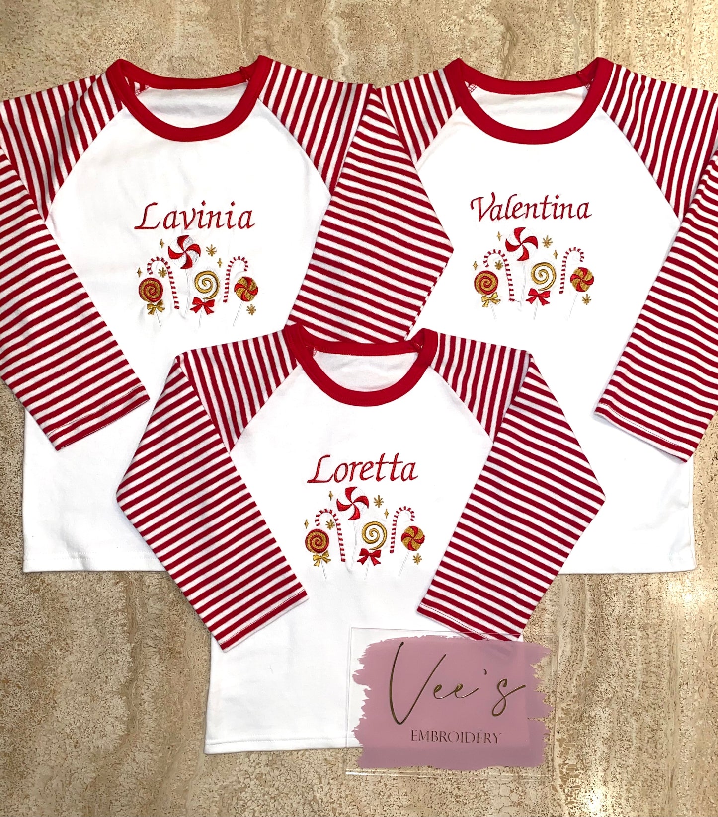 Lollipop & Candy Cane - Christmas Pyjamas