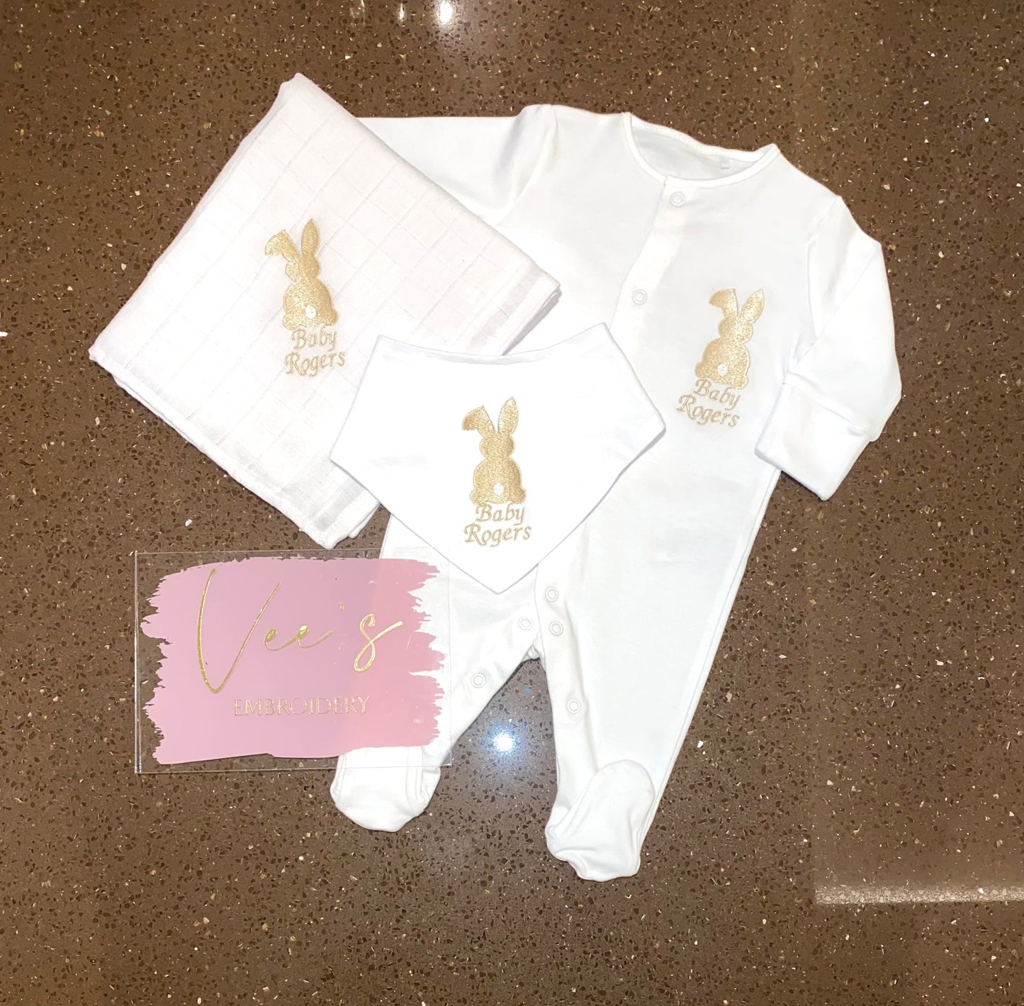 Bunny Baby Grow Set