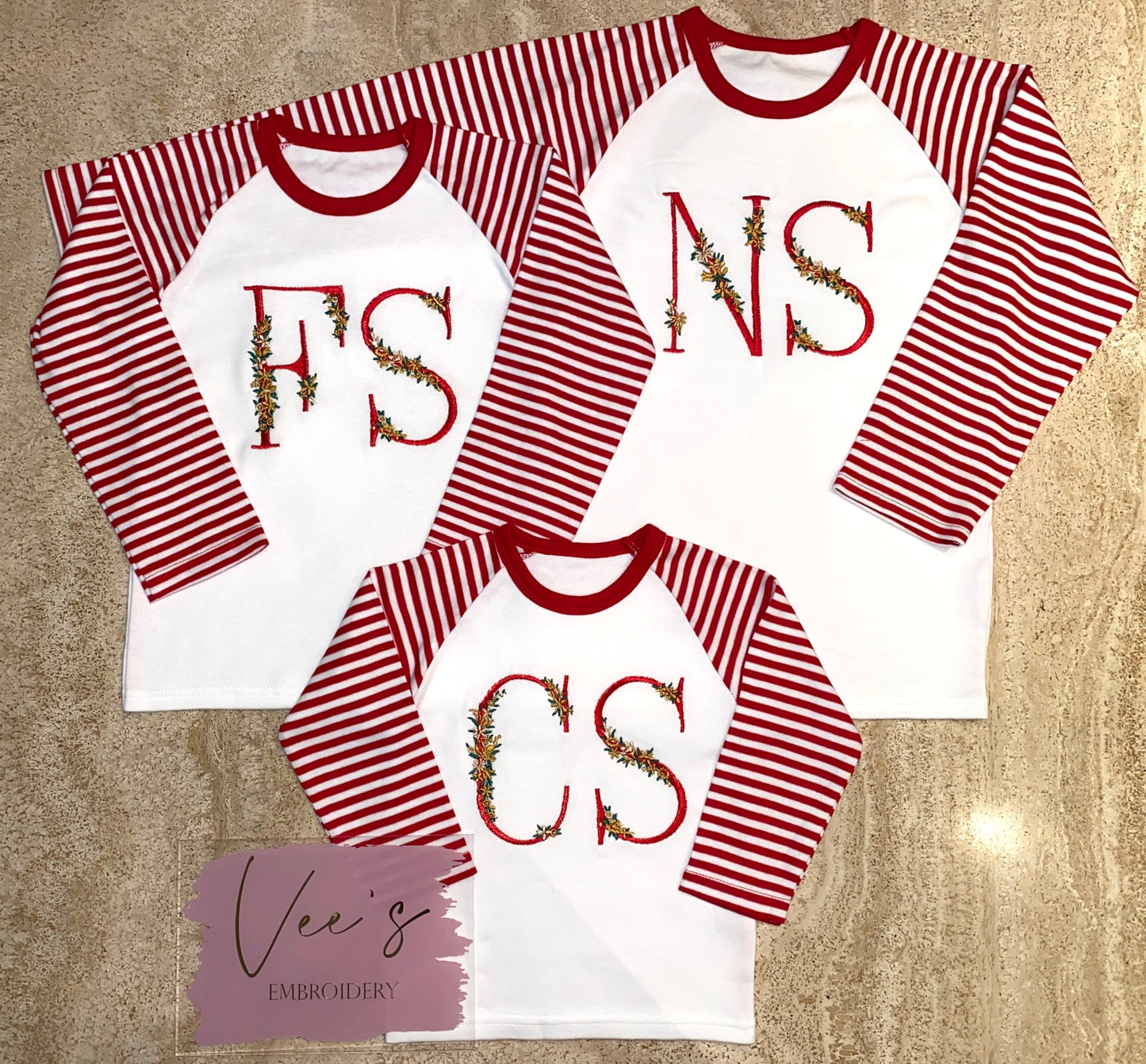 Christmas Initial Pyjamas