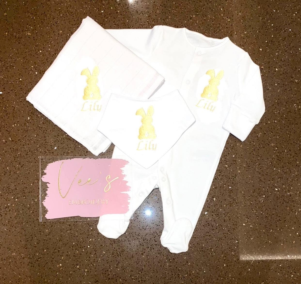 Bunny Baby Grow Set