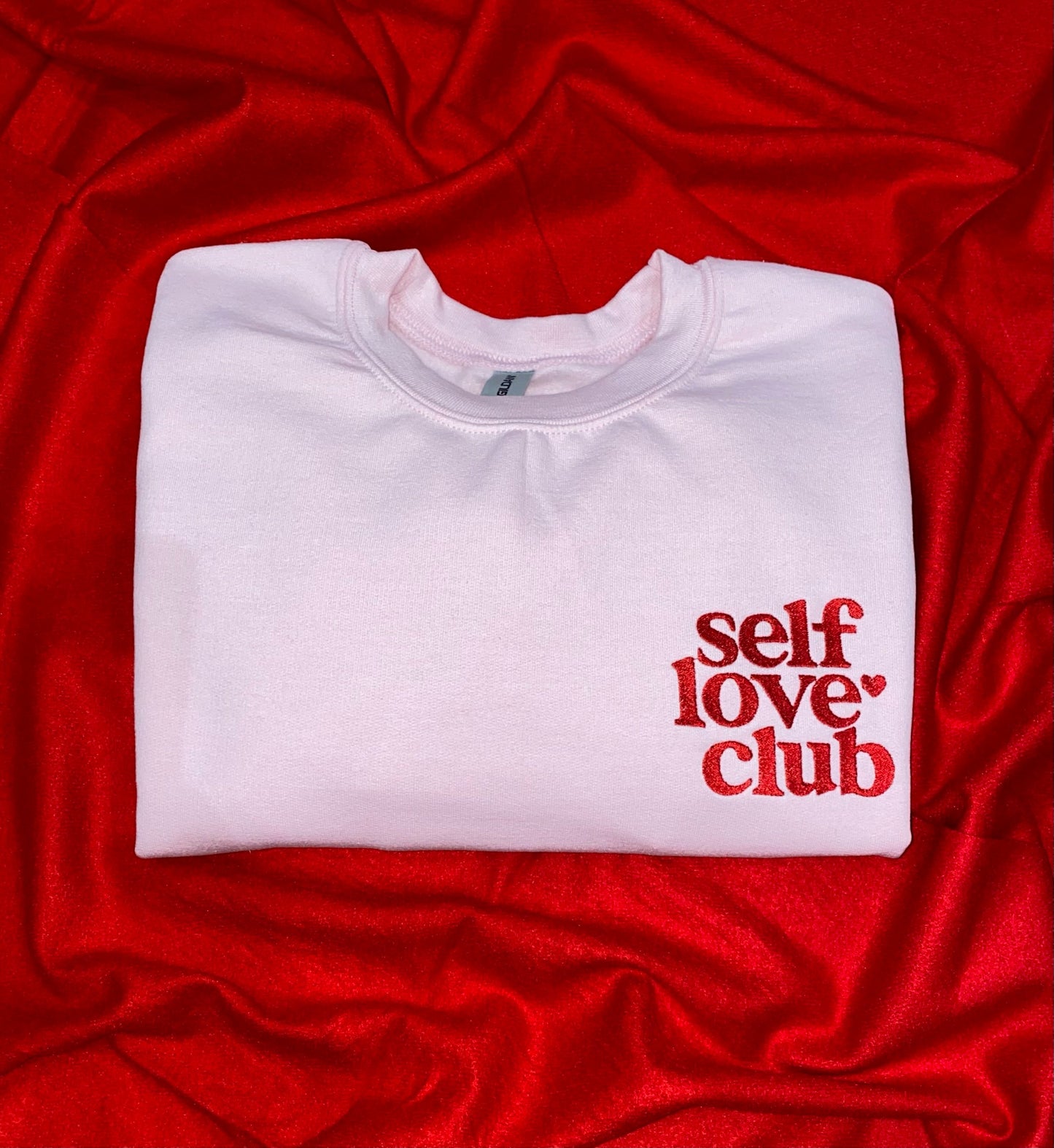 Self Love Club Embroidered Sweatshirt