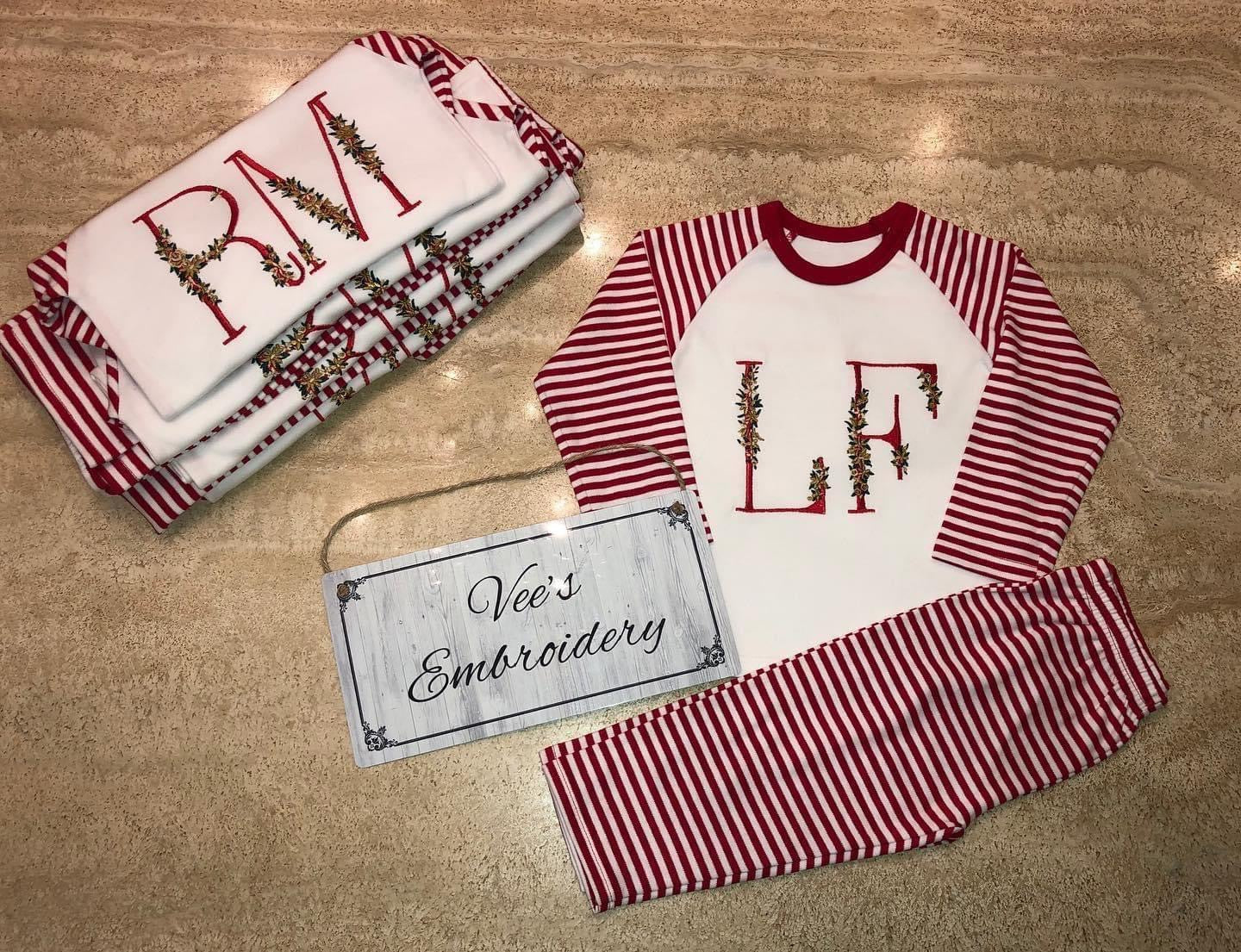 Christmas Initial Pyjamas