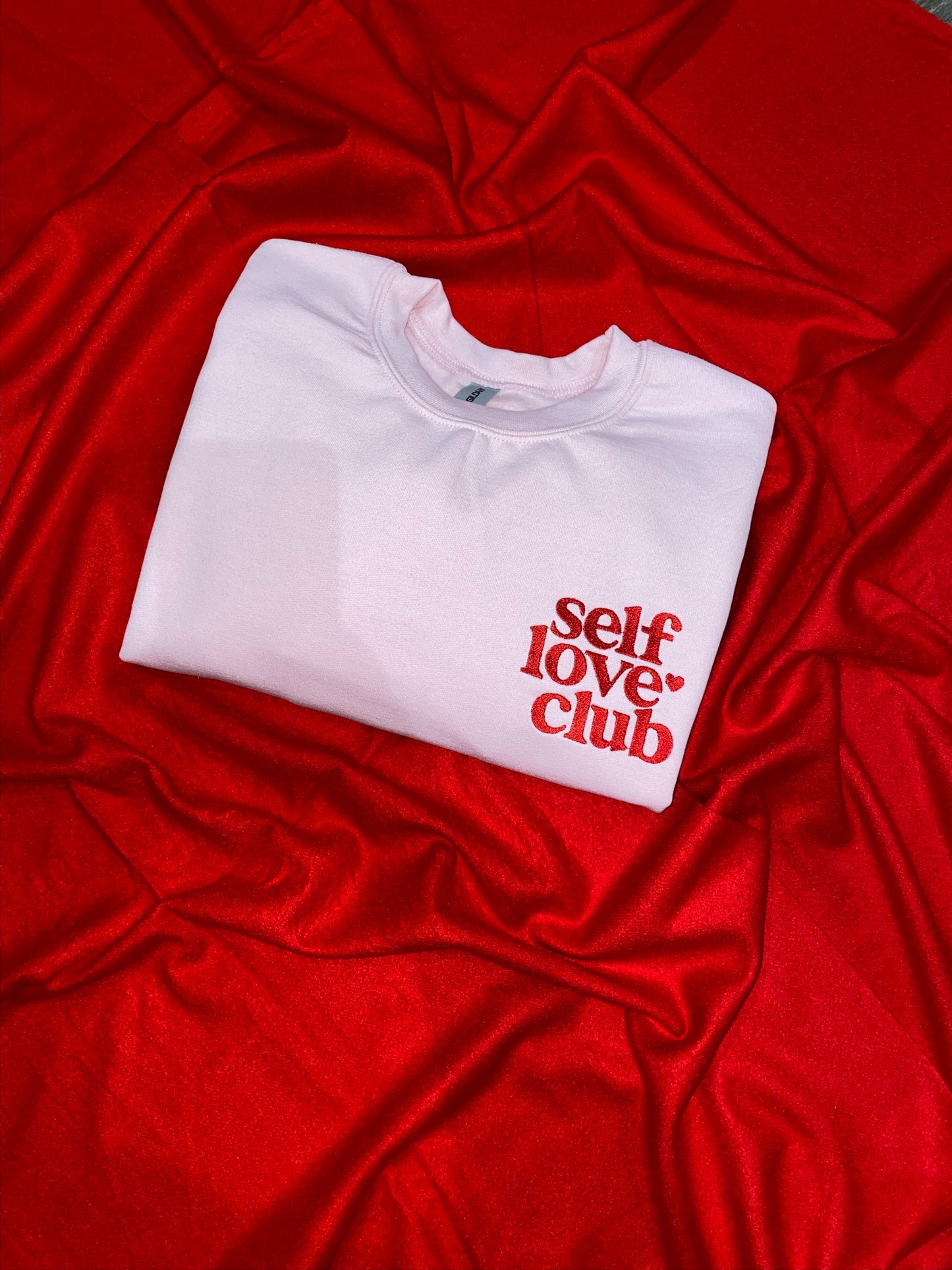 Self Love Club Embroidered Sweatshirt