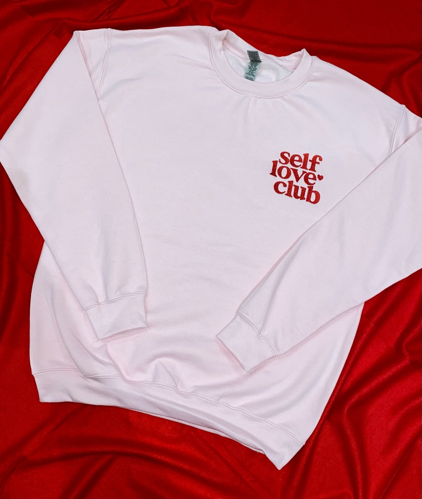 Self Love Club Embroidered Sweatshirt