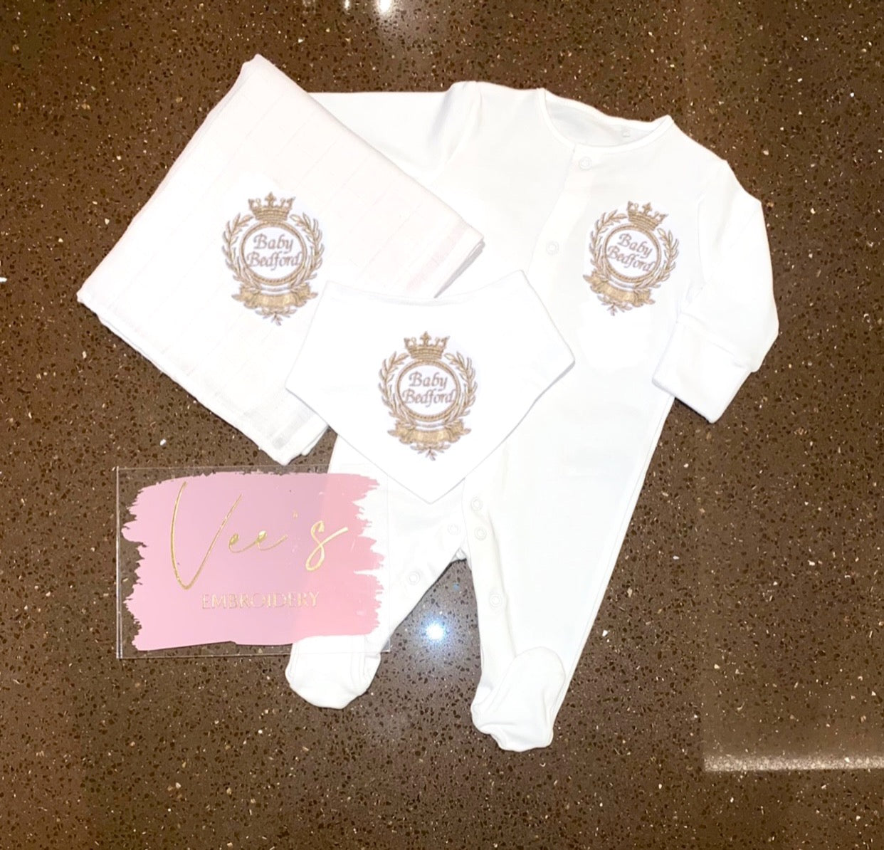 Crown Crest Baby Grow Set